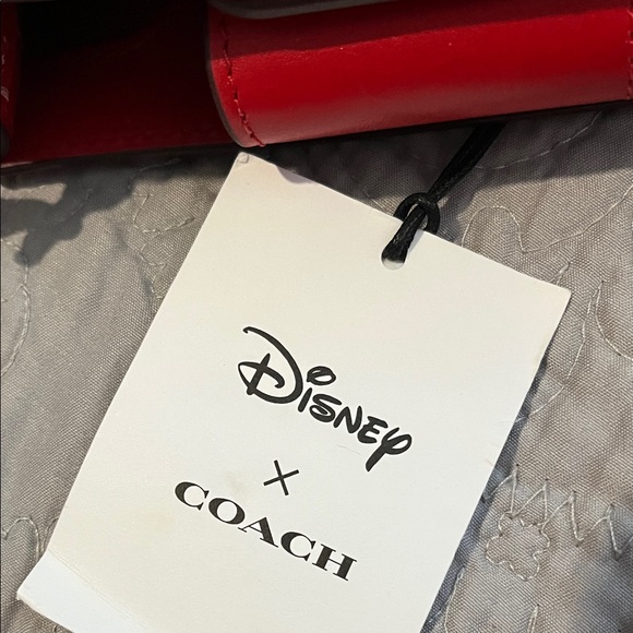 Coach Red Minnie Mouse Crossbody Bag - Picture 2 of 5